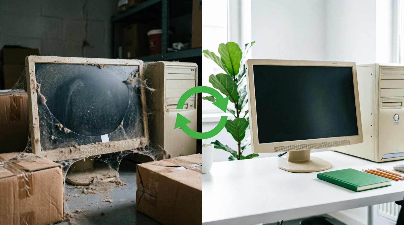 Matériel informatique destiné au réemploi dans le cadre de CyberCycle